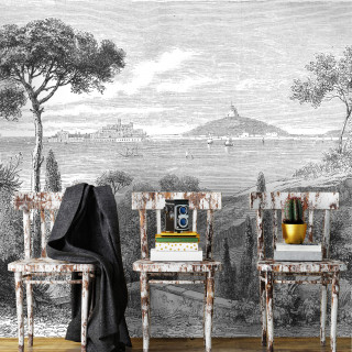 Papier Peint Panoramique - Sicile - Ciment Factory - salon
