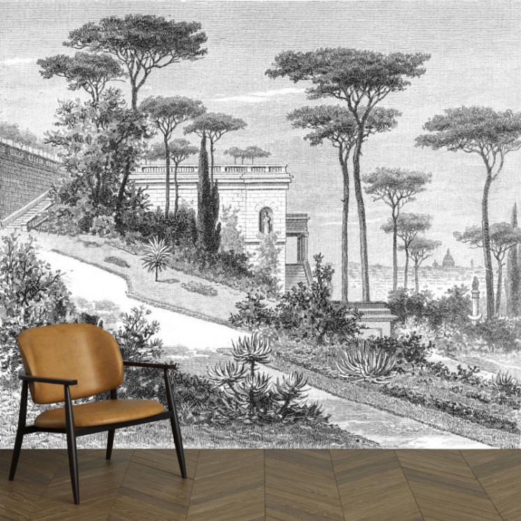 Papier Peint Panoramique - Rome - Ciment Factory - salon