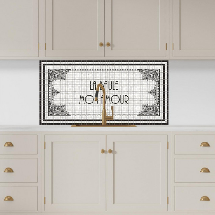 Crédence Adhésive Mosaïque Art Déco N°2 à Personnaliser
