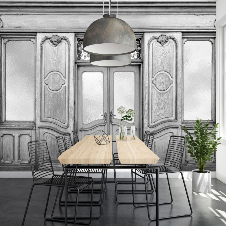 Papier Peint Panoramique - Echoppe Ancienne - Ciment Factory