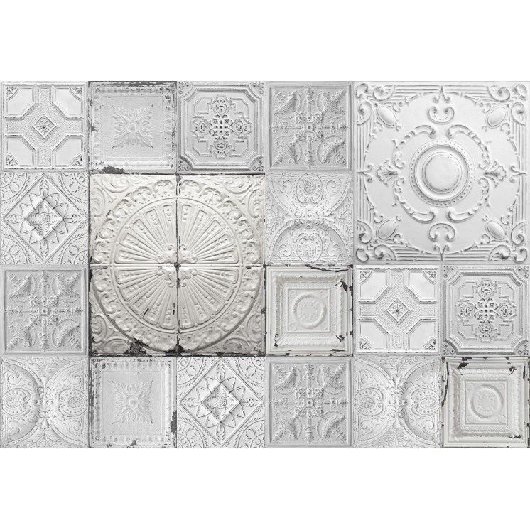 Papier Peint Panoramique - Plaques Victoriennes - Ciment Factory -3