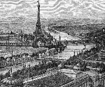 Crédence Adhésive Gravure - Paris 1900