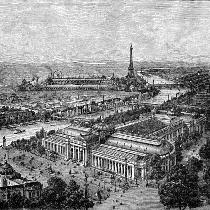 Affiche Gravure - Paris 1900